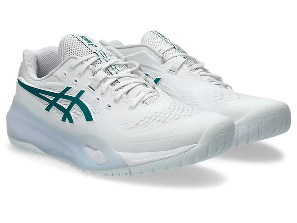 Asics Gel Resolution X White Pitch Green